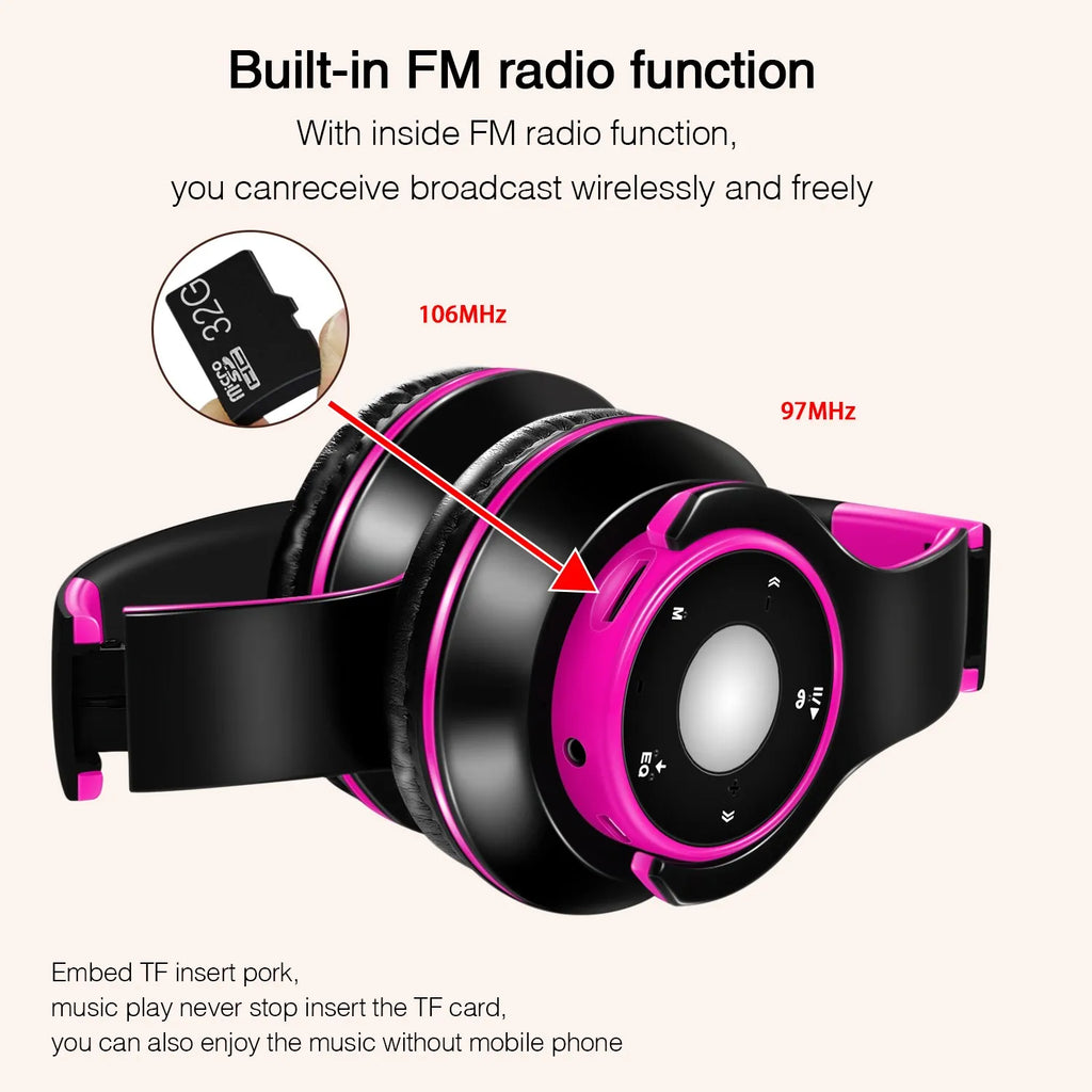 Casque Bluetooth AYVVPII SG-8 FM & TF Pliable – CLEVI Paris