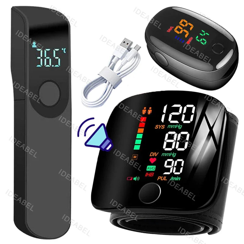 Tensiomètre Poignet LCD Vocal Rechargeable – CLEVI Paris