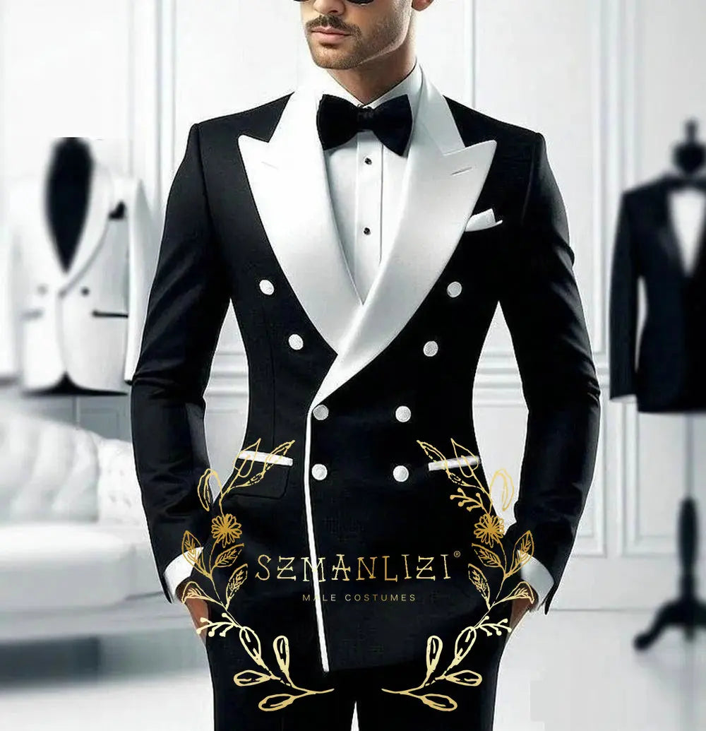 Costume Croisé Homme 2 Pièces – CLEVI Paris