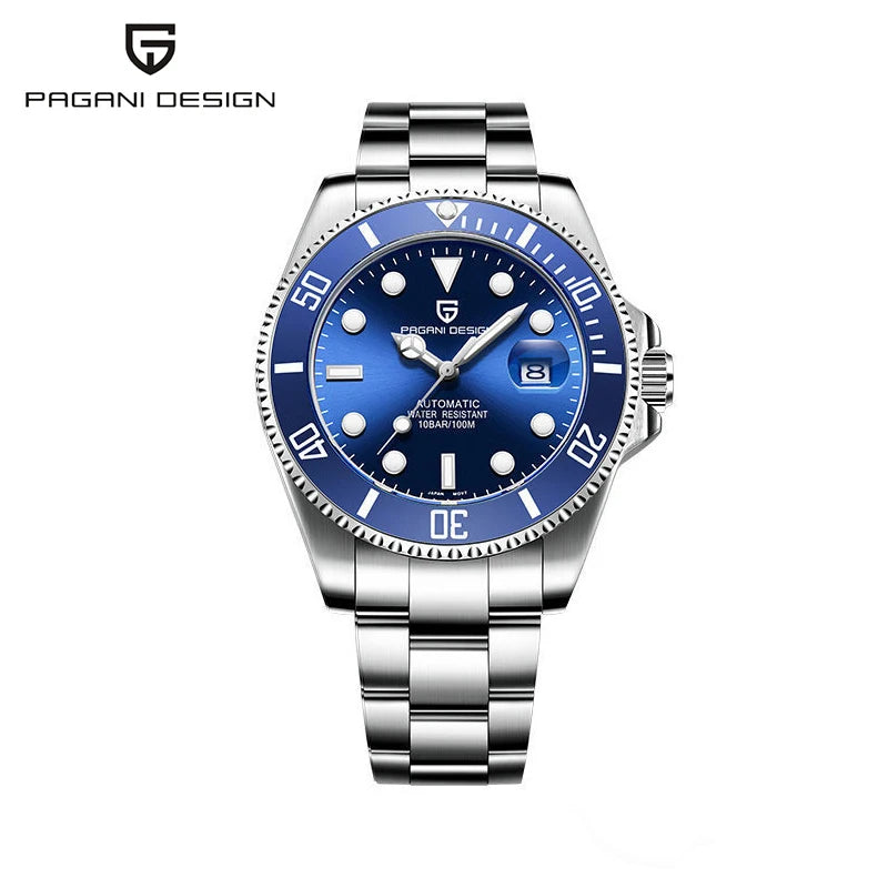 Montre Automatique Homme Pagani Design Diver Lunette Céramique Saphir MIYOTA 8215 100m – CLEVI Paris