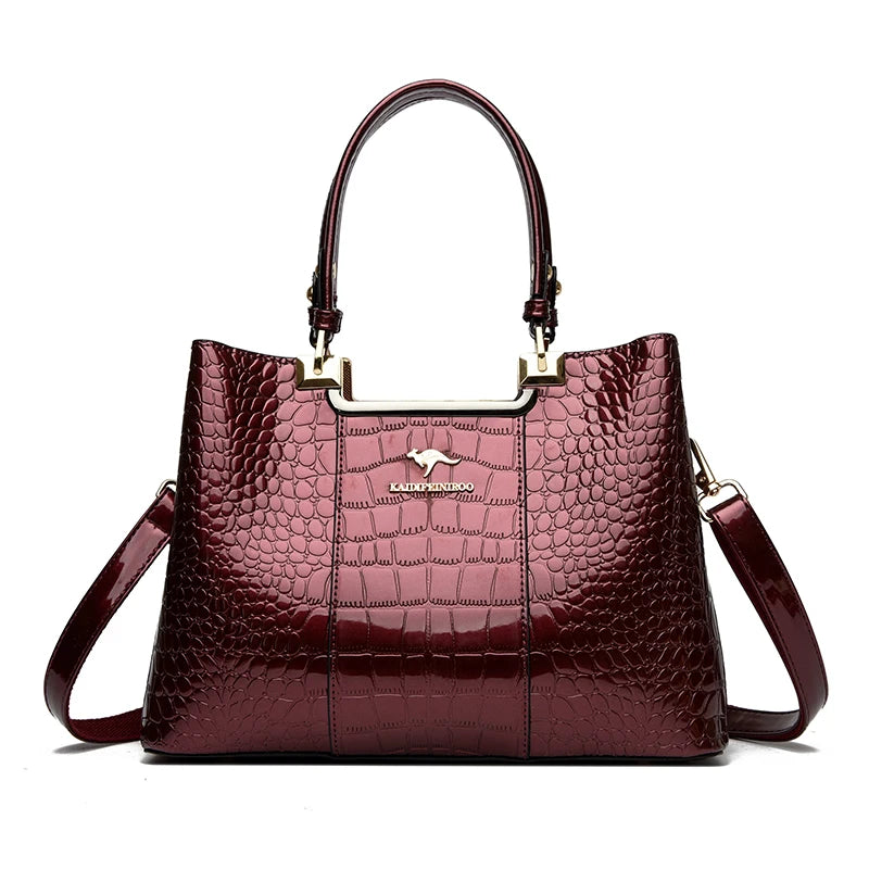 Sac Bandoulière Femme 3 Compartiments Grande Capacité – CLEVI Paris