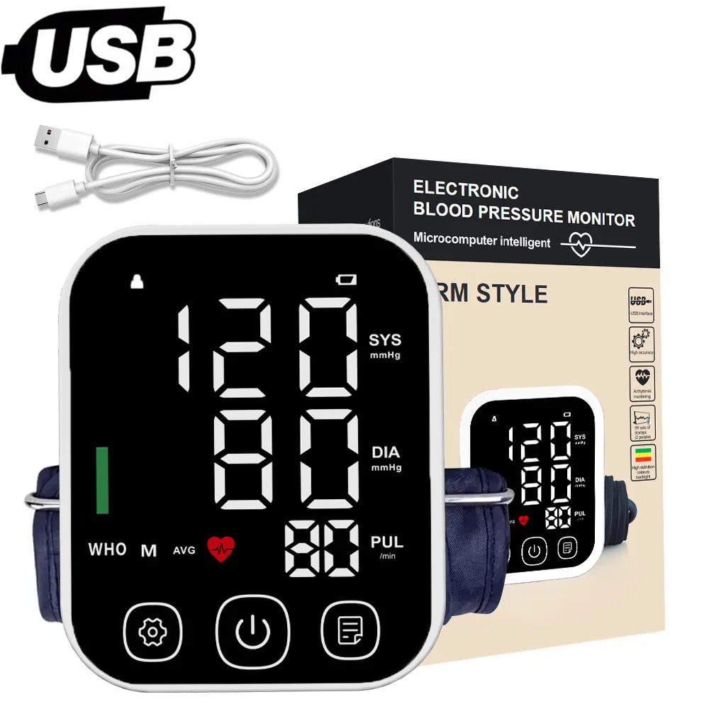 Tensiomètre Bras MBVM Rechargeable Arythmie LCD – CLEVI Paris