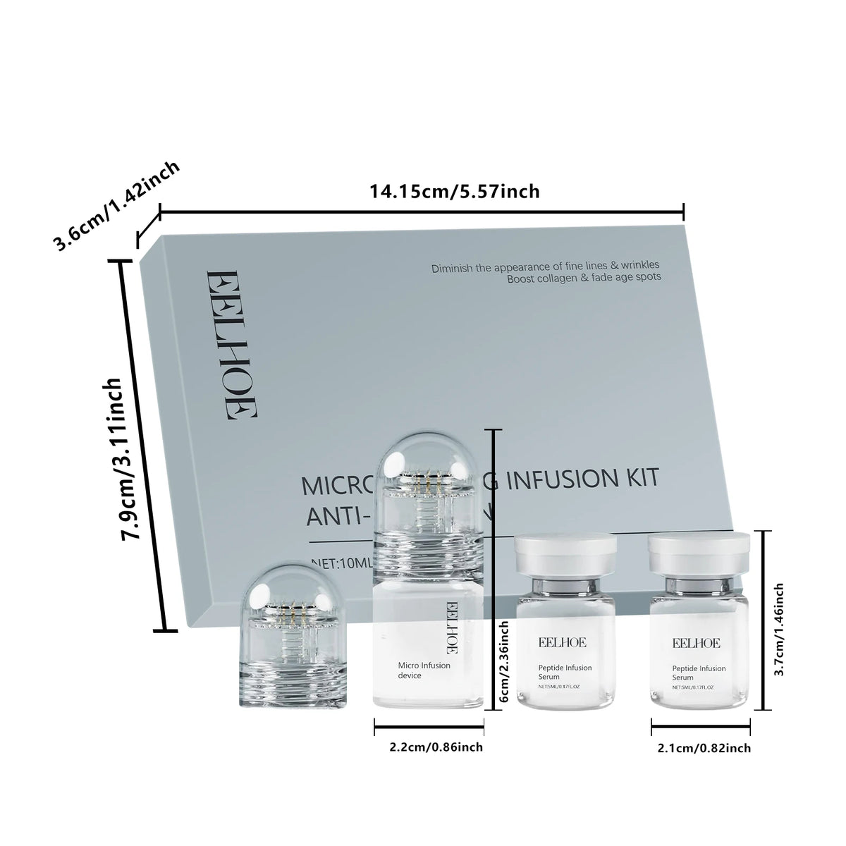 Kit de micro-infusion visage avec sérums – CLEVI Paris