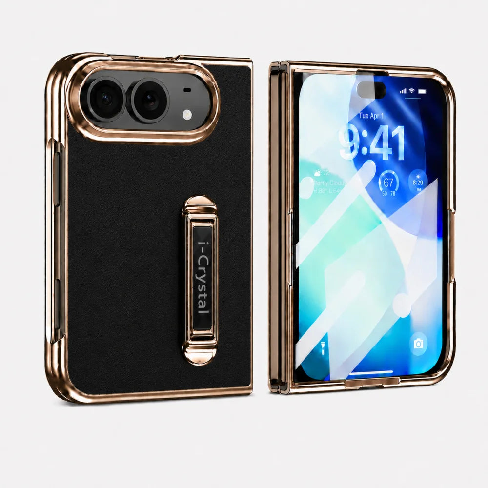 Étui iPhone Duo à cadre métallique plaqué – CLEVI Paris
