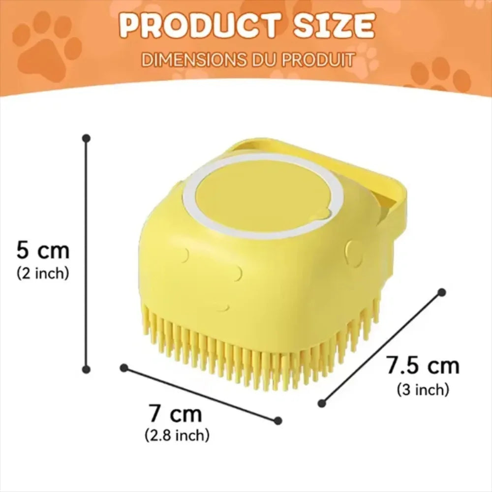 Brosse de bain et massage chien et chat – CLEVI Paris