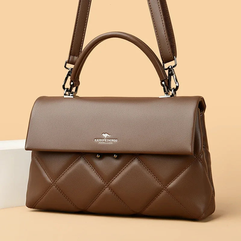 Sac à bandoulière femme souple en PU – CLEVI Paris