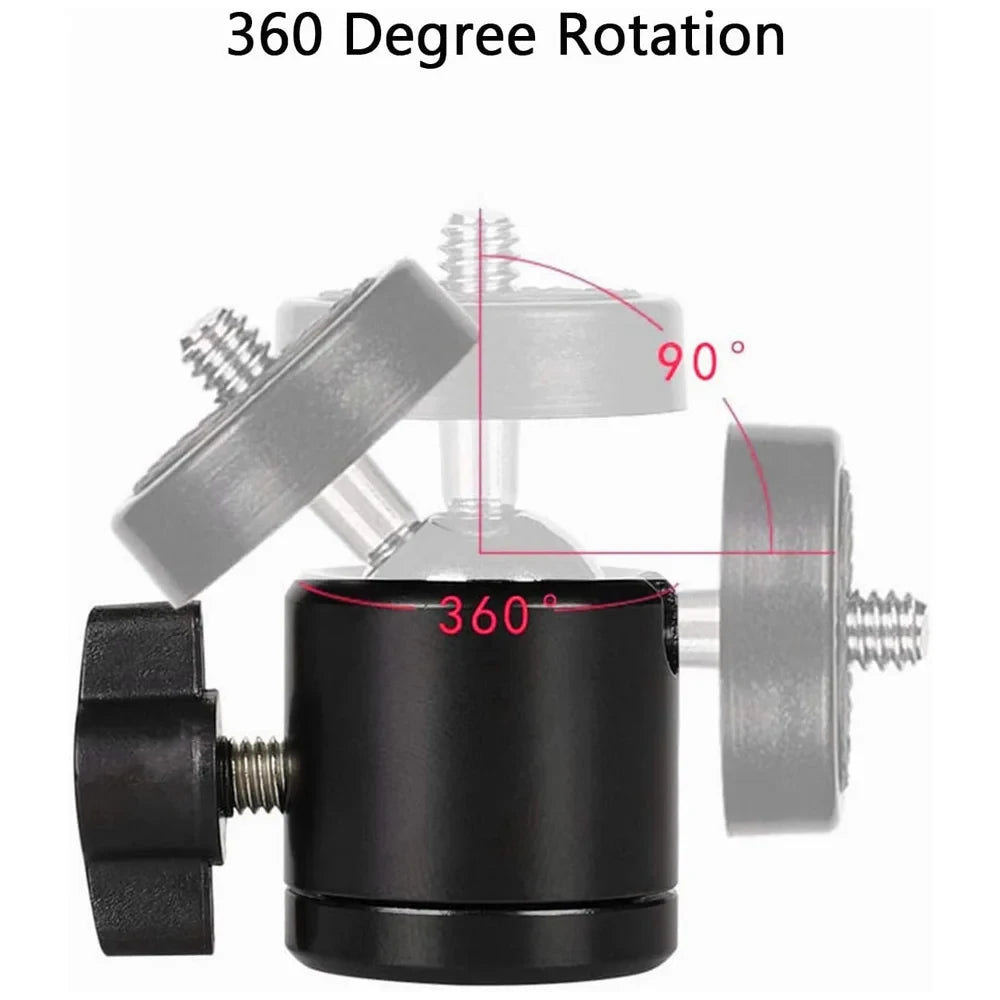 Mini rotule EXSKOF aluminium 360° 1/4 – CLEVI Paris
