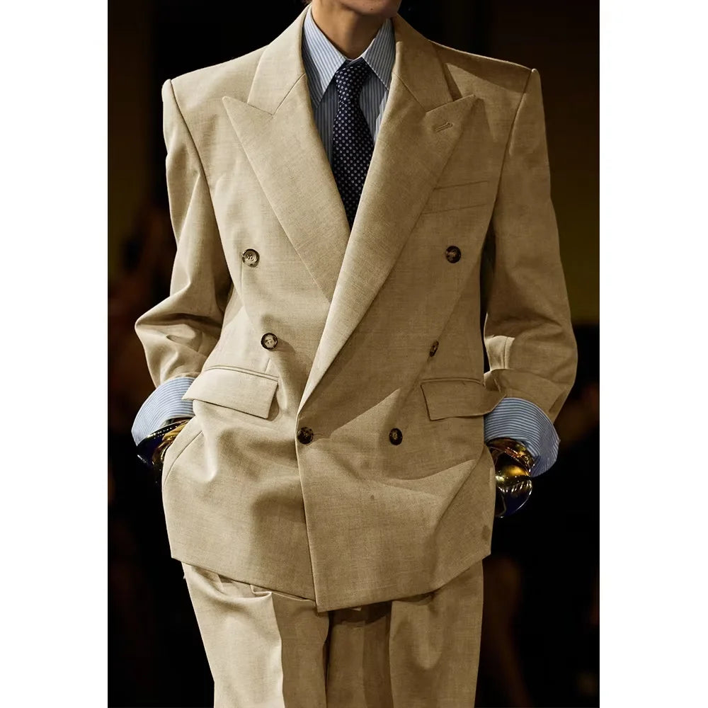 Costume homme 2 pièces coton et lin – CLEVI Paris