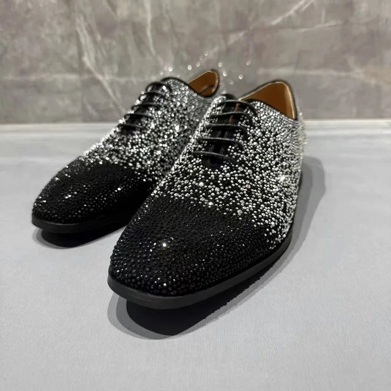 Chaussures Oxford homme en daim noir – CLEVI Paris