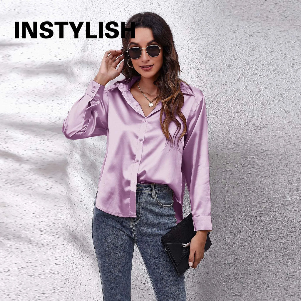 Chemise ample manches longues femme – CLEVI Paris