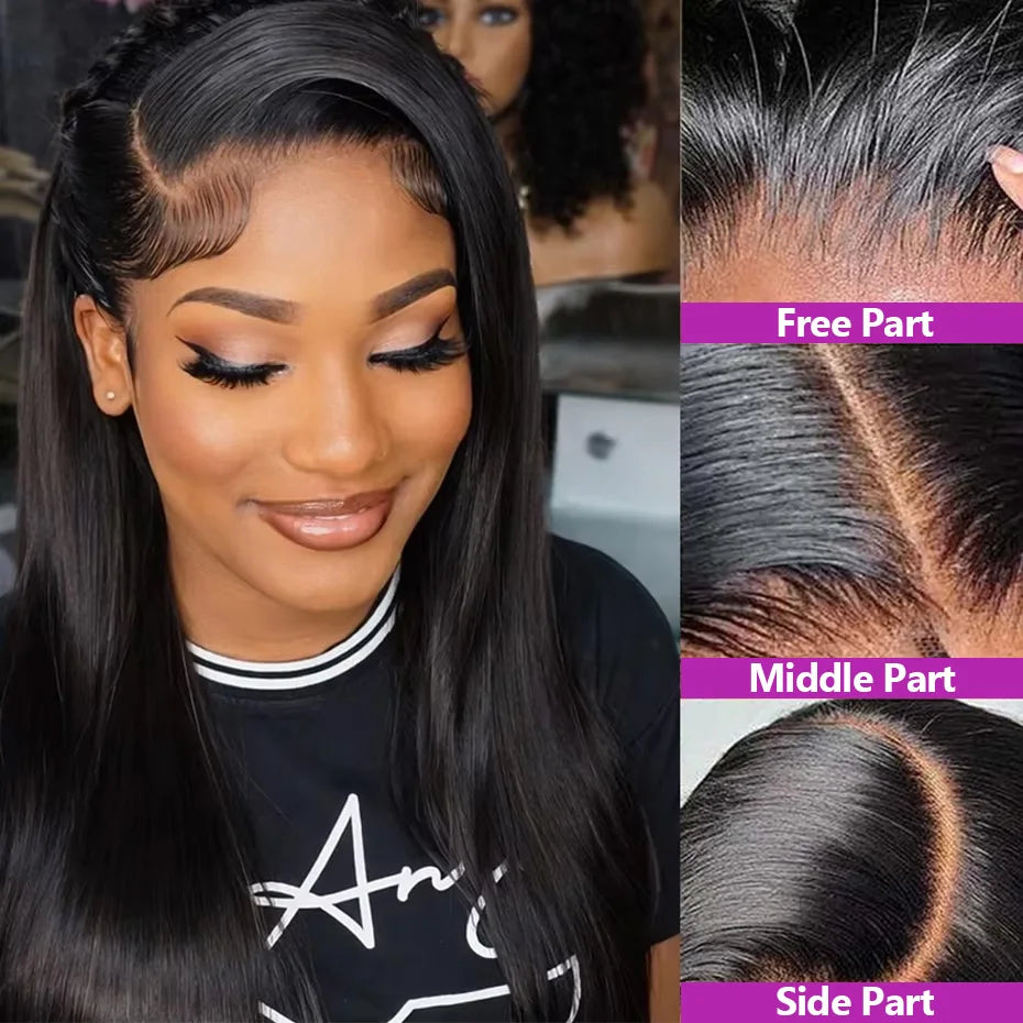 Perruque Lace Frontal Straight Cheveux Vietnamiens Remy 15A | 13x4, 13x6, 5x5, 2x6 Glueless | Densité 250%-300% | 8-24 Pouces – CLEVI Paris