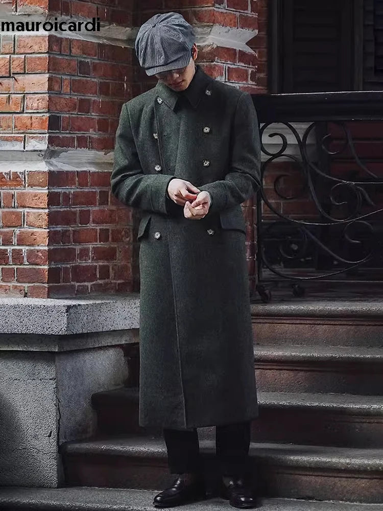 Manteau long croisé homme – CLEVI Paris