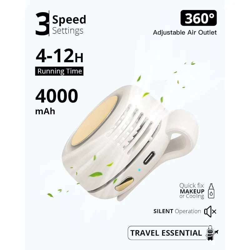 Mini ventilateur USB à clipser – CLEVI Paris