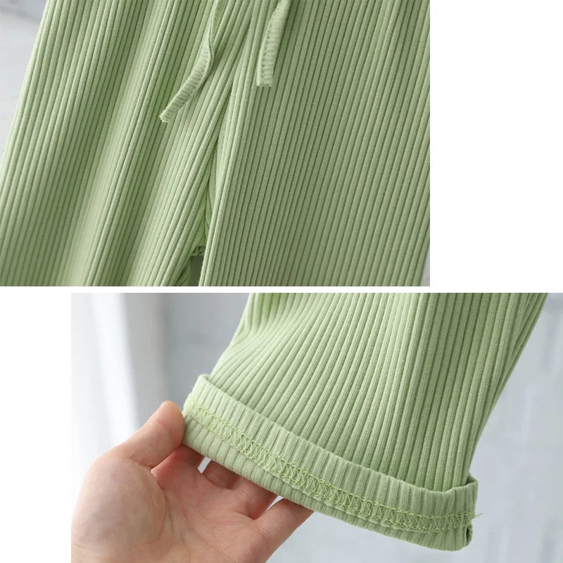 Ensemble fille polo et pantalon d’été – CLEVI Paris