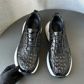 Sneakers basses homme noires à lacets – CLEVI Paris