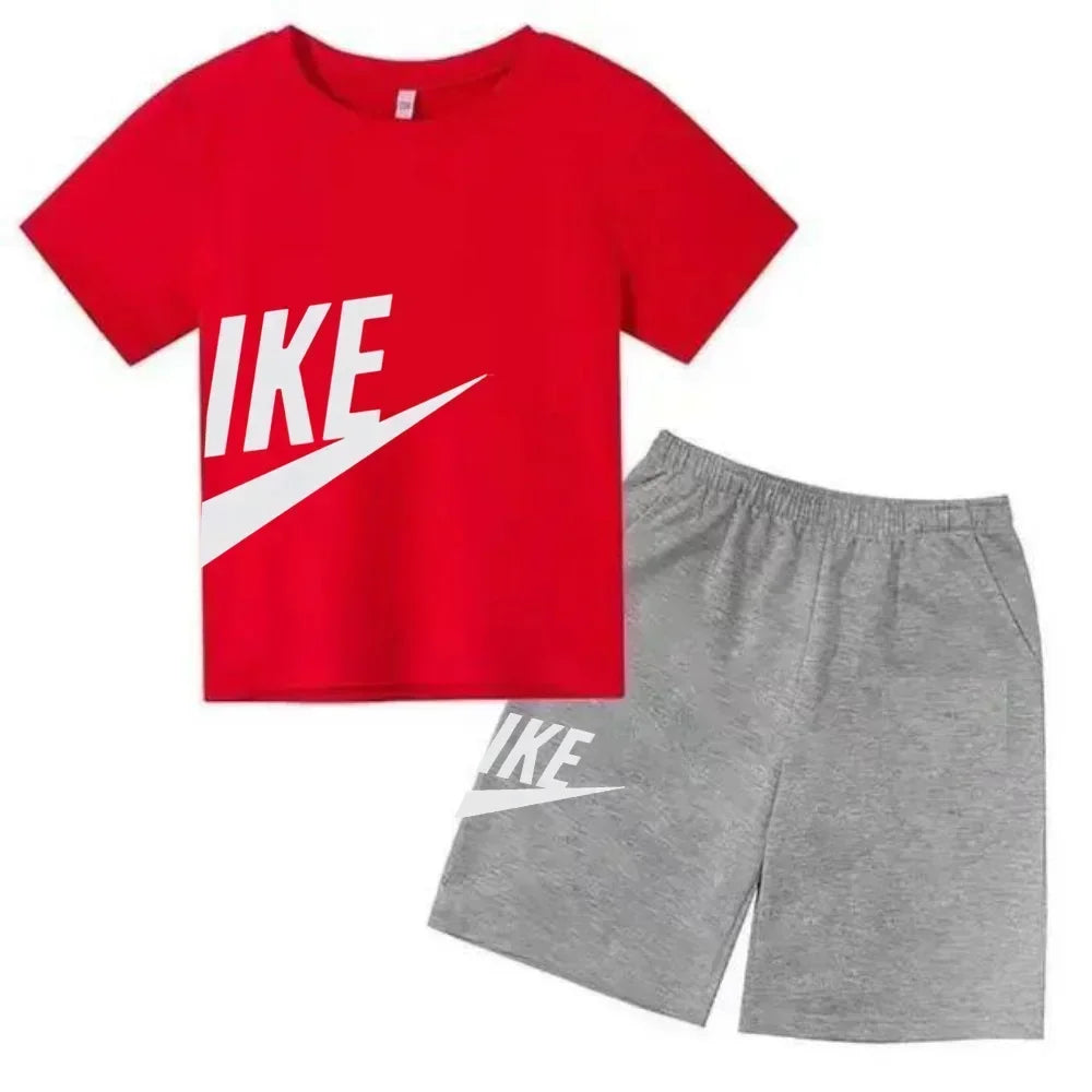 Ensemble enfant T-shirt et short en coton – CLEVI Paris