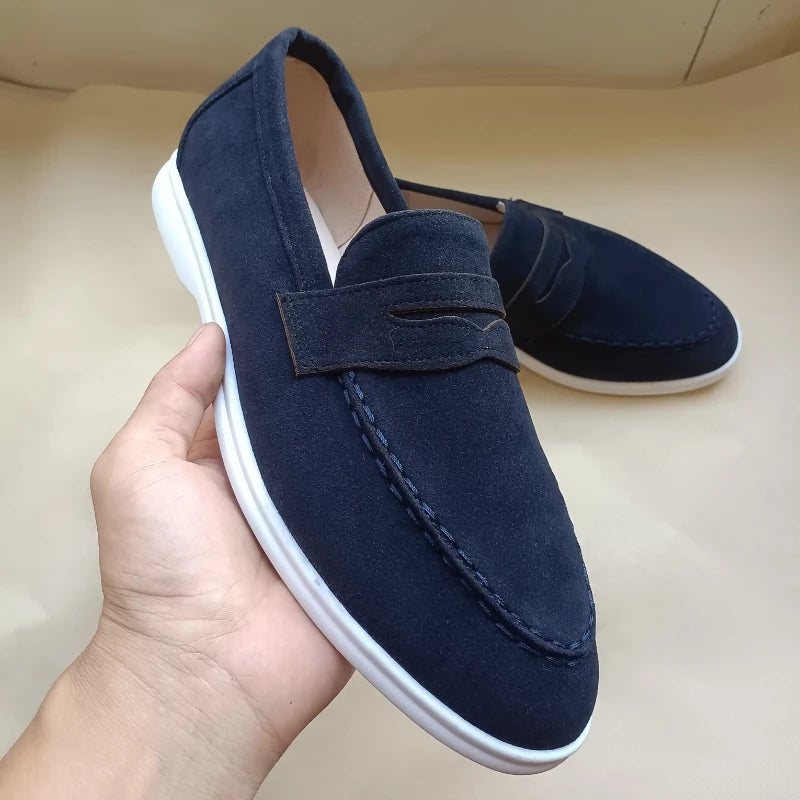Mocassins Daim Respirants Slip-on Homme – CLEVI Paris