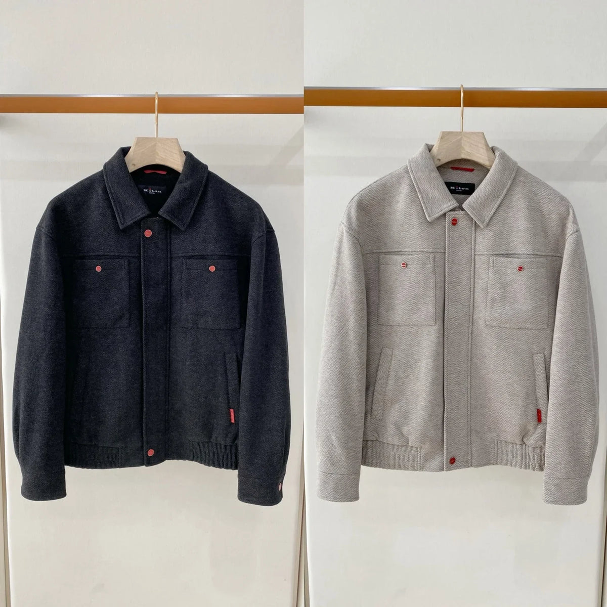 Veste homme zippée à doublure coton – CLEVI Paris
