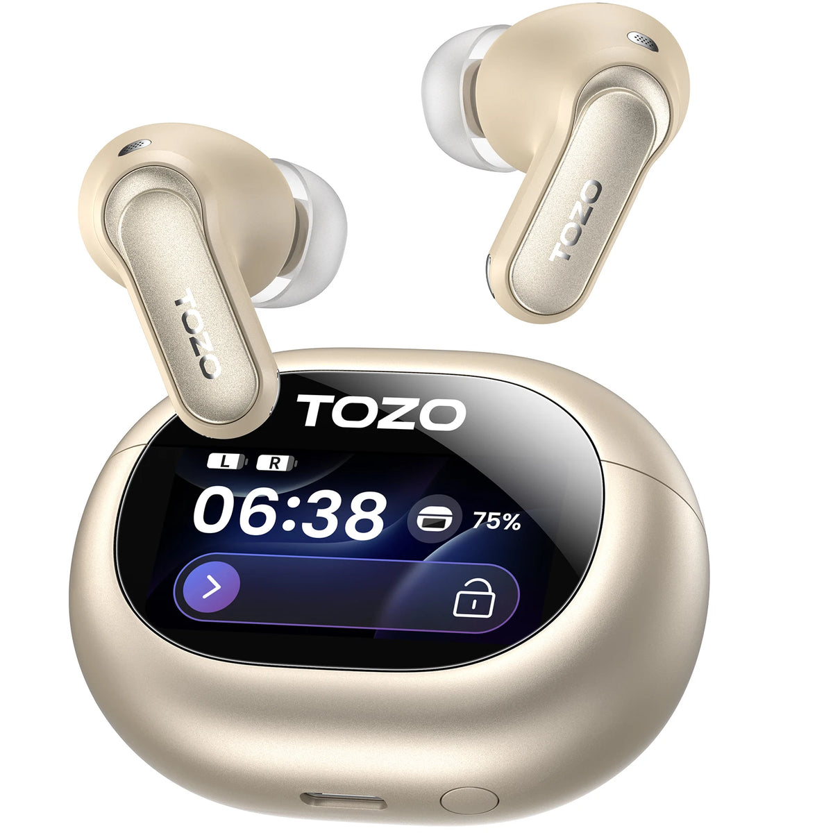 Écouteurs TOZO NC20 Pro Hi-Res LDAC ANC Écran Tactile – CLEVI Paris