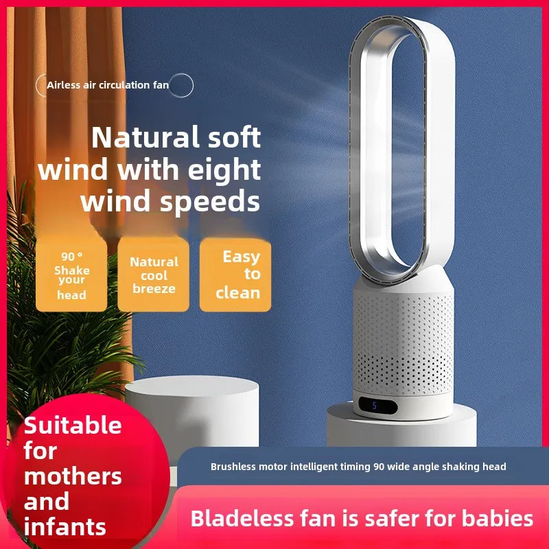 Ventilateur tour sur pied avec télécommande – CLEVI Paris
