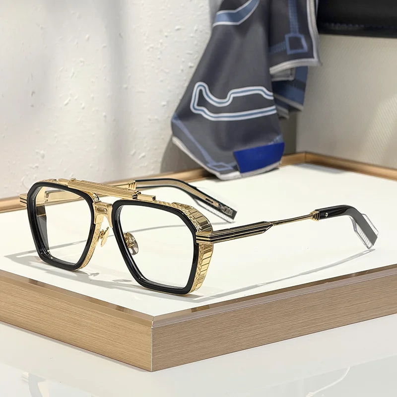 Lunettes homme Homotati pilote double pont – CLEVI Paris