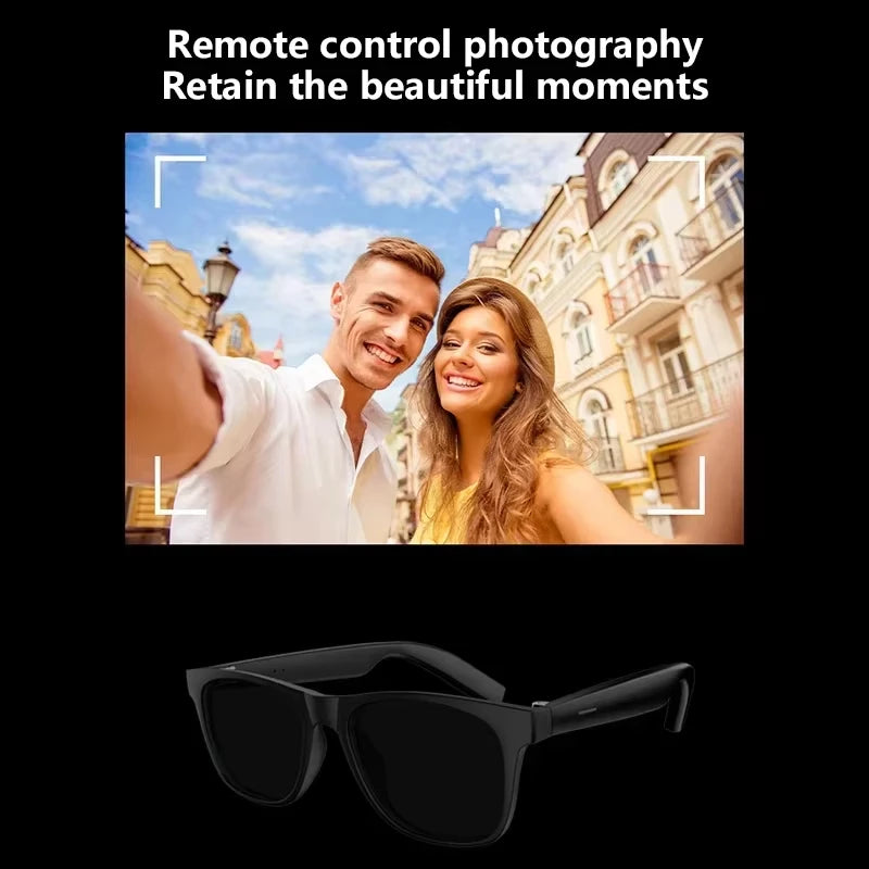 Lunettes Connectées Lenovo M89 IA Double Caméra 1080p Bluetooth Traduction Photochromiques UV 37g – CLEVI Paris