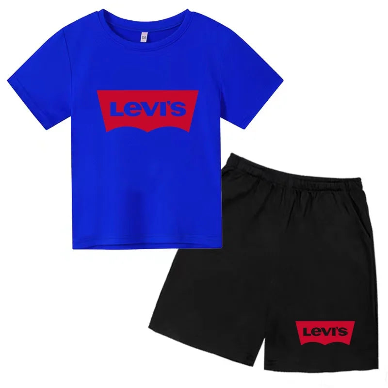 Ensemble enfant t-shirt et short imprimé – CLEVI Paris
