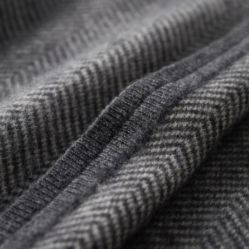 Ensemble homme en laine à chevrons – CLEVI Paris