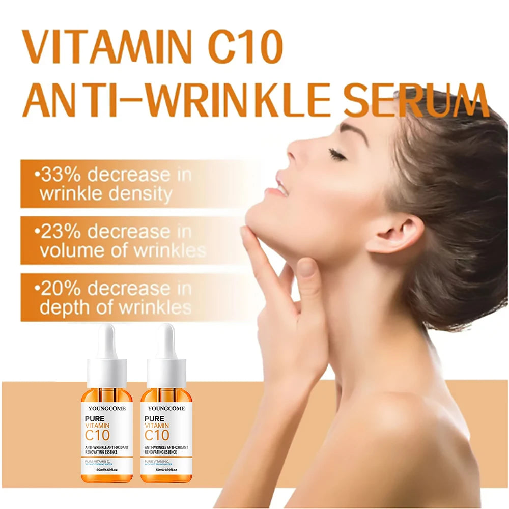Sérum Éclat Vitamine C & Acide Hyaluronique YOUNGCOME – Anti-Taches & Anti-Âge – CLEVI Paris