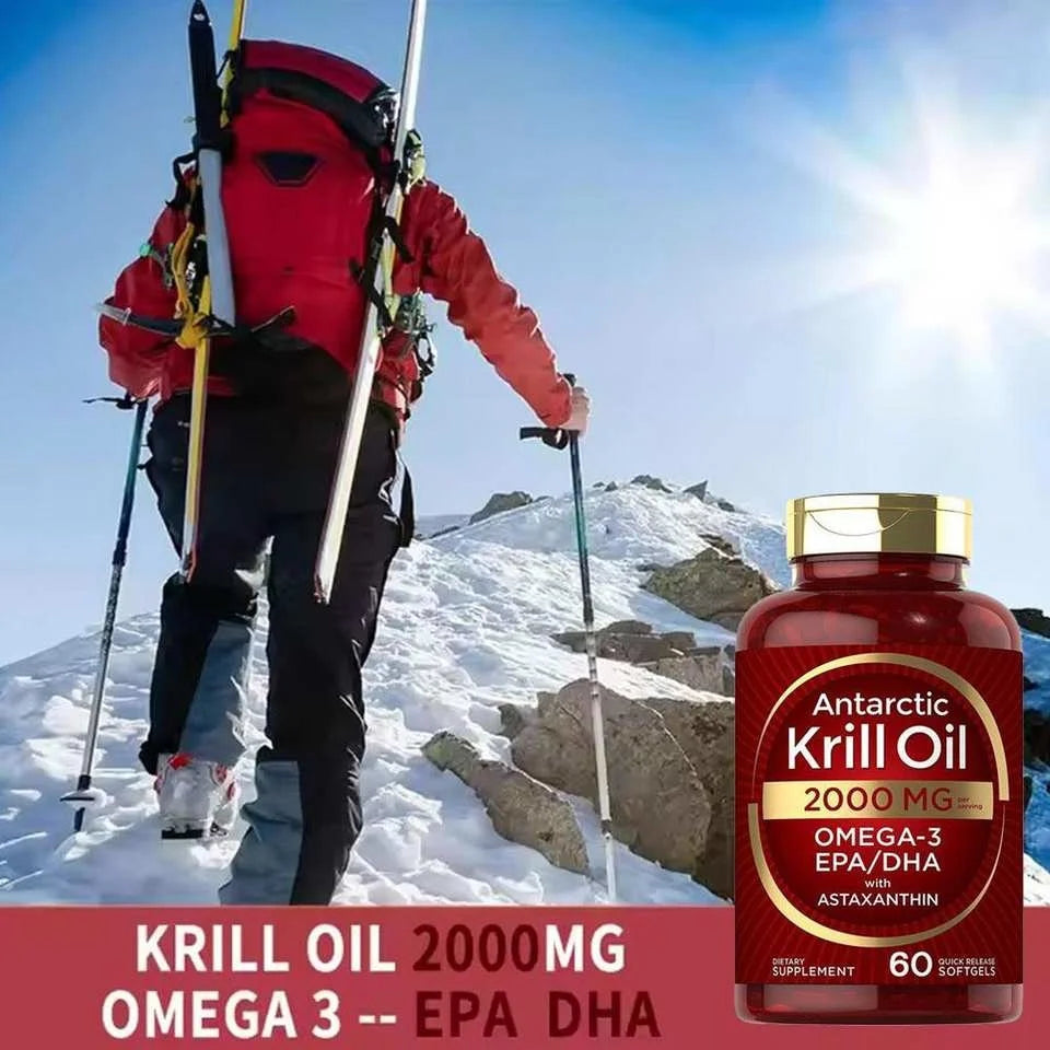 Huile de krill, 60 capsules molles – CLEVI Paris