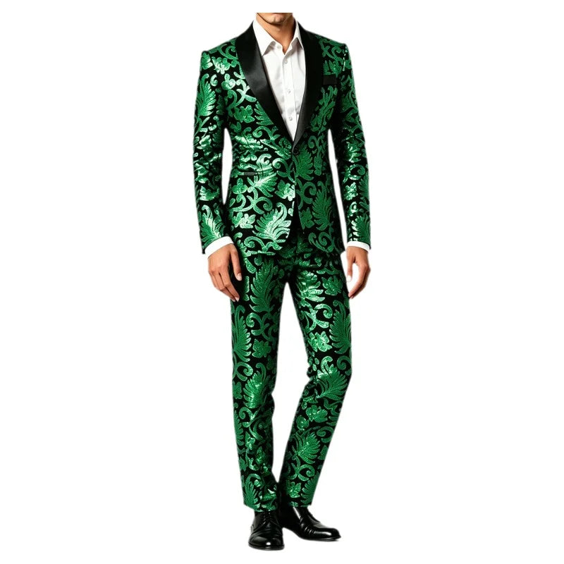 Costume Homme Sequins 2 Pièces – CLEVI Paris
