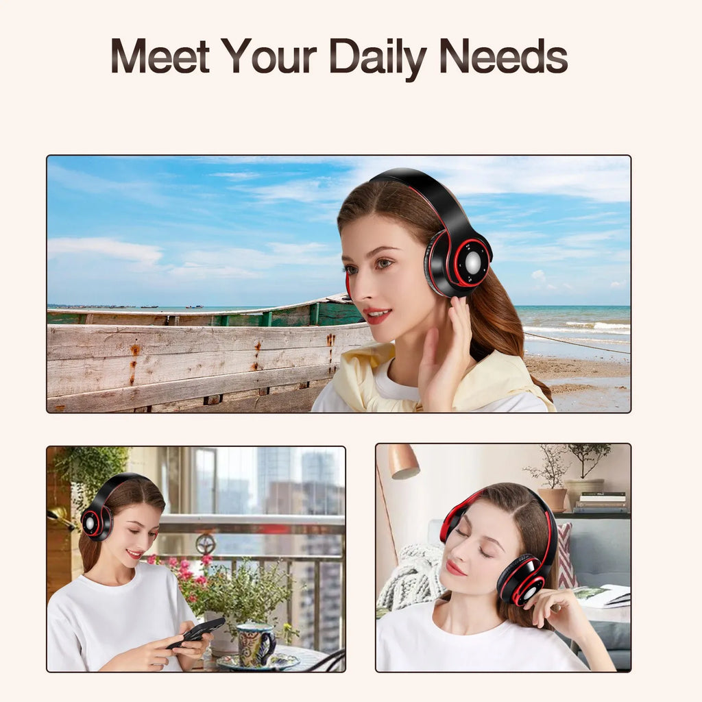 Casque Bluetooth AYVVPII SG-8 FM & TF Pliable – CLEVI Paris
