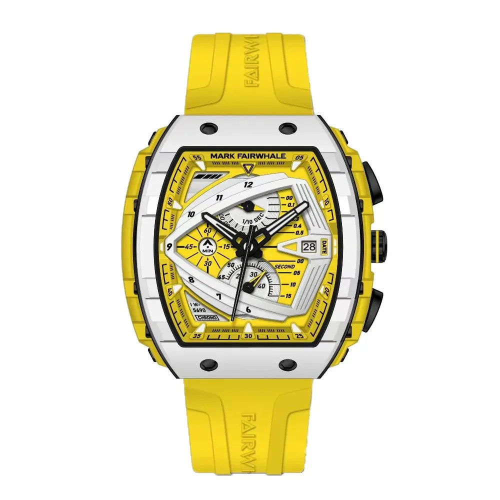 Montre Quartz Chronographe Tonneau Mark Fairwhale Homme – CLEVI Paris