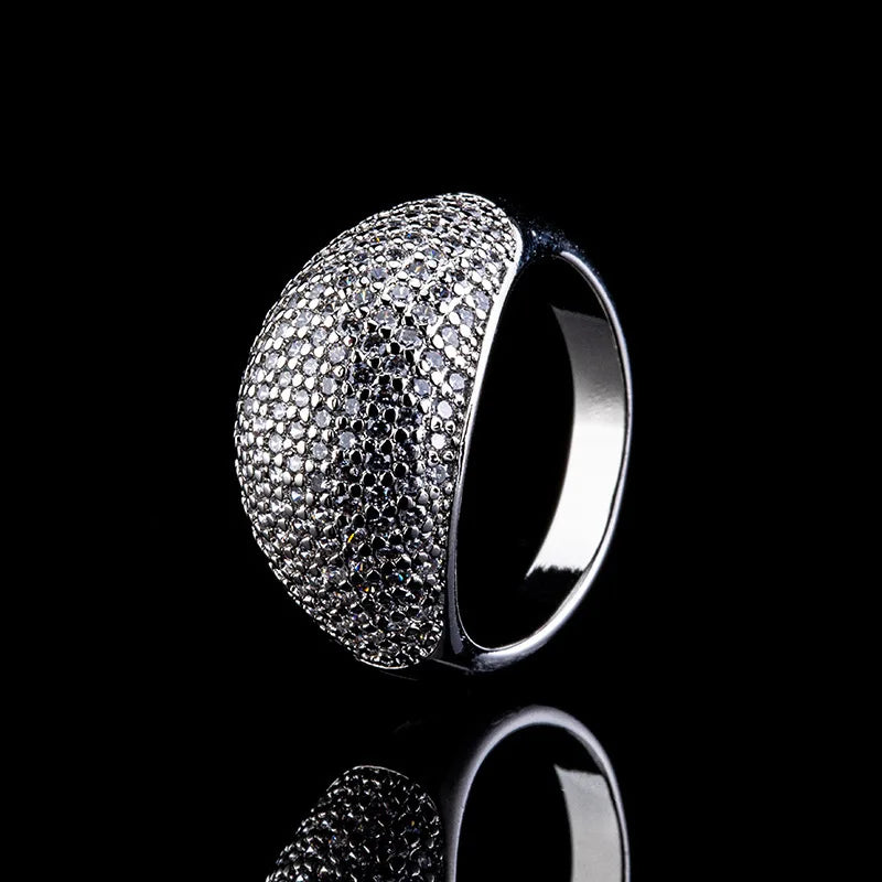 Bague Femme Zircon Placage Argent – CLEVI Paris