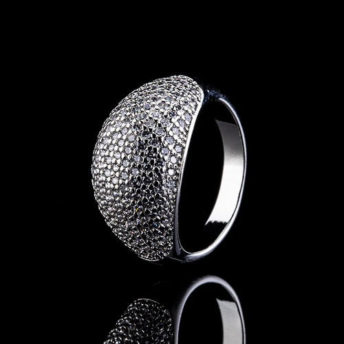 Bague Femme Zircon Placage Argent – CLEVI Paris
