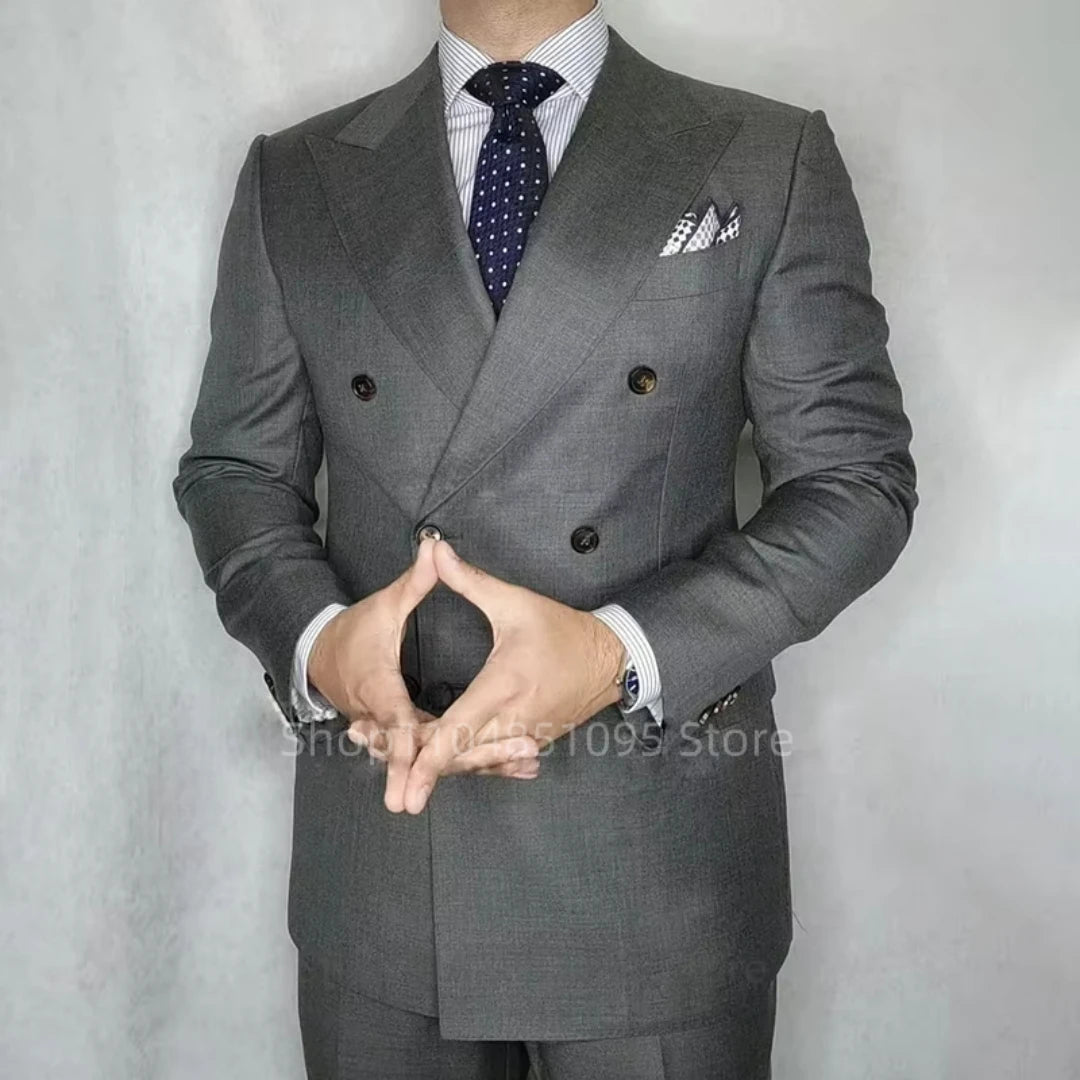 Costume homme croisé slim – CLEVI Paris