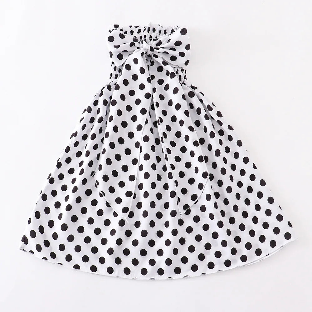 Robe fille bohème à fleurs et volants – CLEVI Paris
