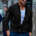 Veste homme boutonnée à col montant – CLEVI Paris