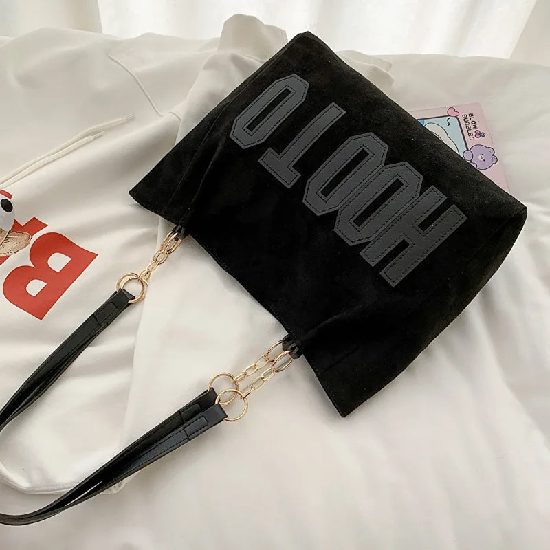 Tote Bag Toile Lettres Femme Campus & Bureau – CLEVI Paris