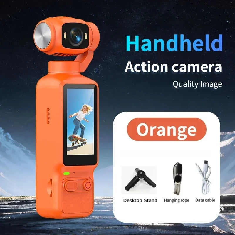 Caméra d'Action 4K ONEVAN – Grand Angle 180° Rotation 90°/180° Capteur Sony 19MP WiFi Bluetooth Télécommande Vlog – CLEVI Paris