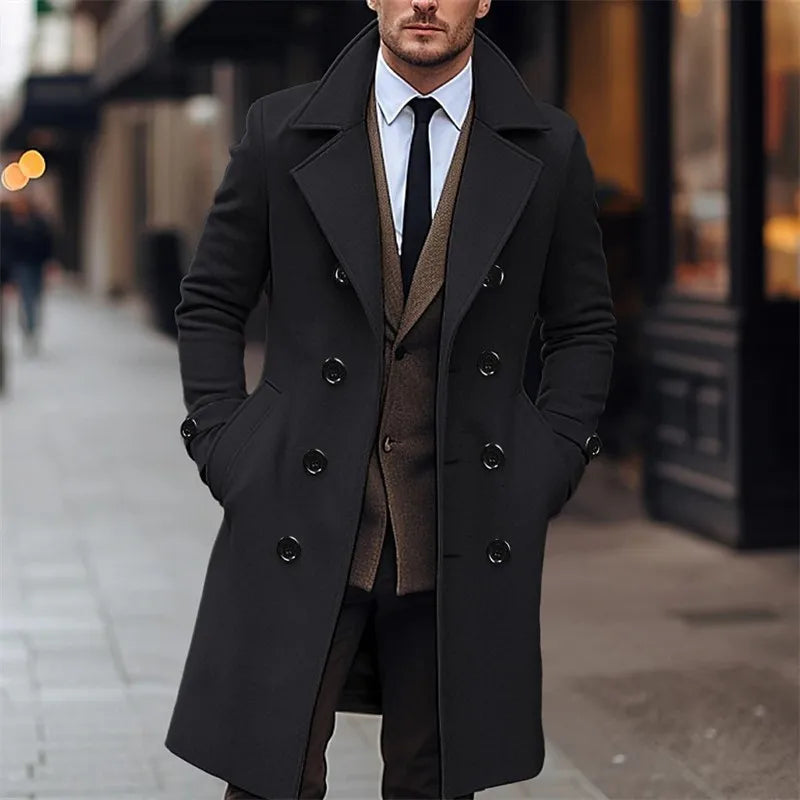 Manteau croisé homme – CLEVI Paris