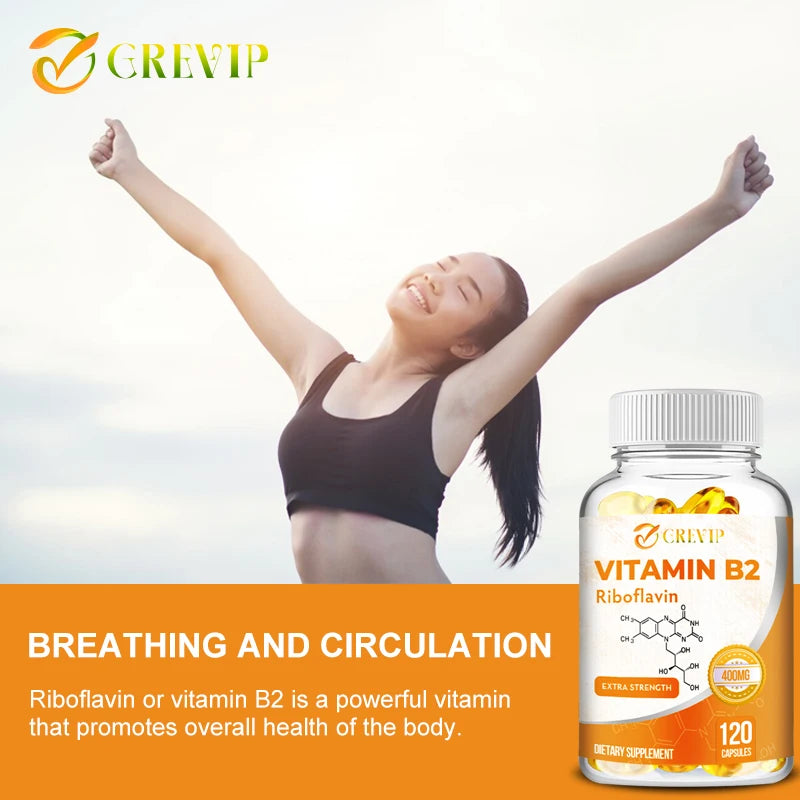 Vitamine B2 riboflavine en gélules – CLEVI Paris