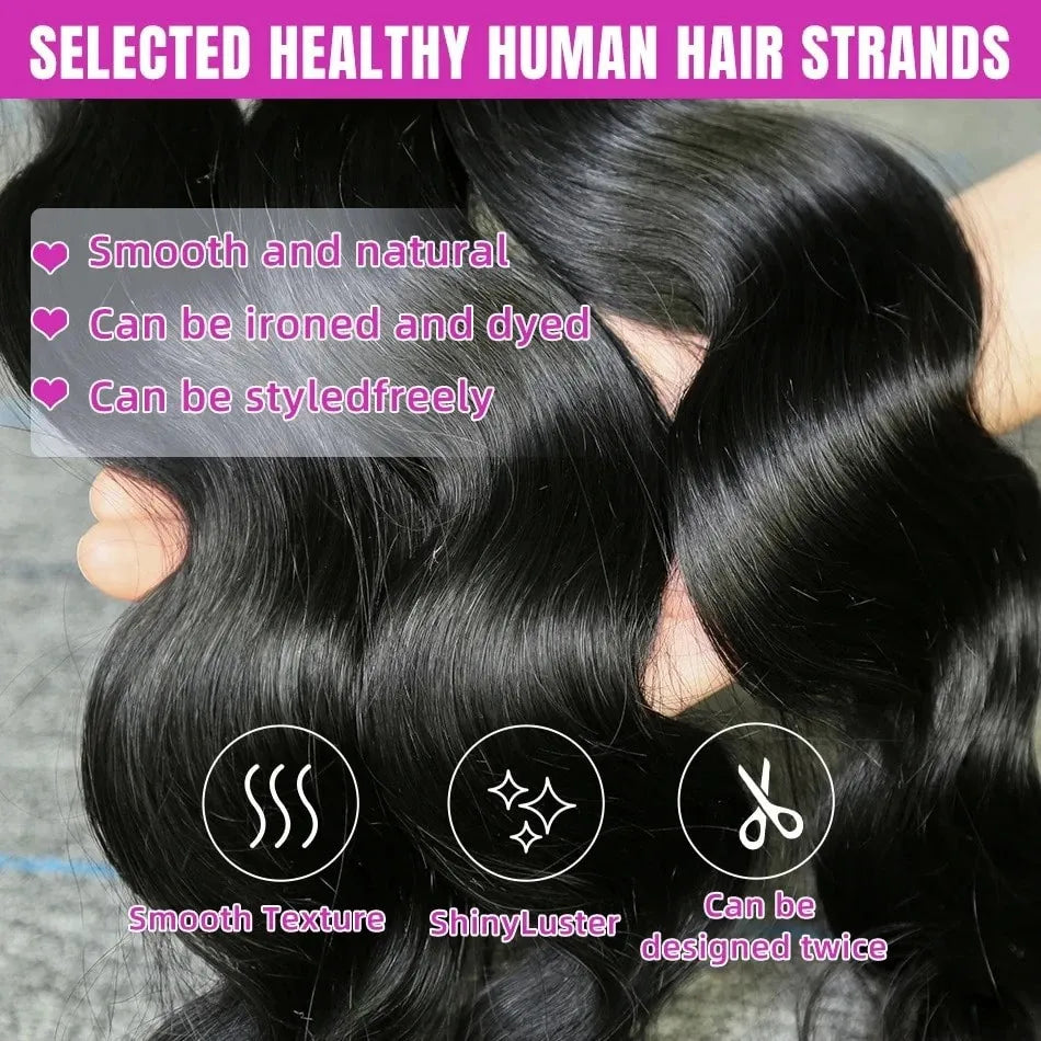 Body Wave Brazilian Hair Bundles Virgin Hair – CLEVI Paris