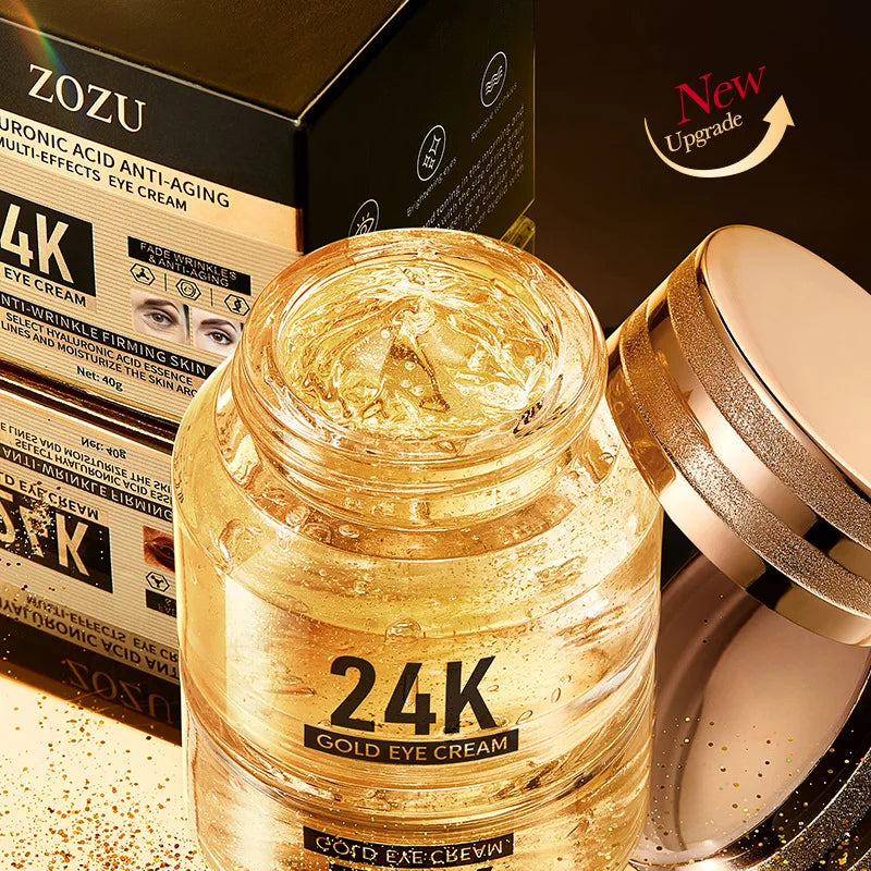 Crème Contour des Yeux 24K Or & Acide Hyaluronique – CLEVI Paris
