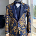 Smoking Homme Jacquard Floral – CLEVI Paris