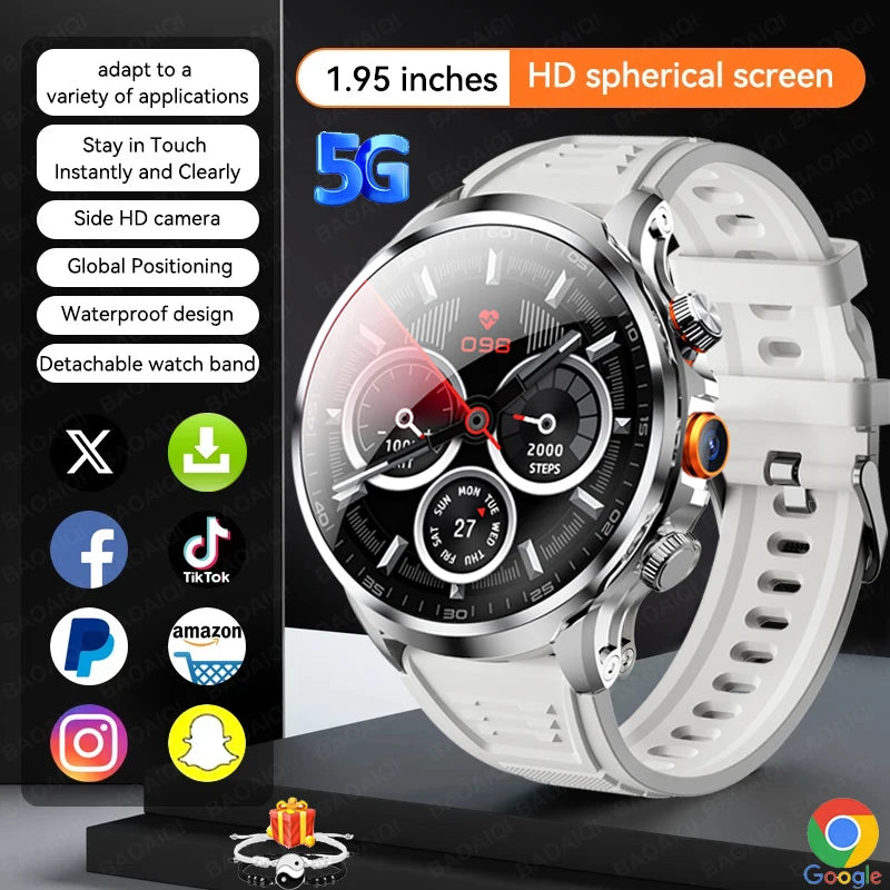 Montre BAOAIQI AMOLED 1,95″ avec SIM – CLEVI Paris