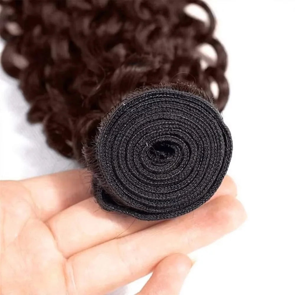 Extensions Water Wave Remy Hair Chocolate Brown – CLEVI Paris