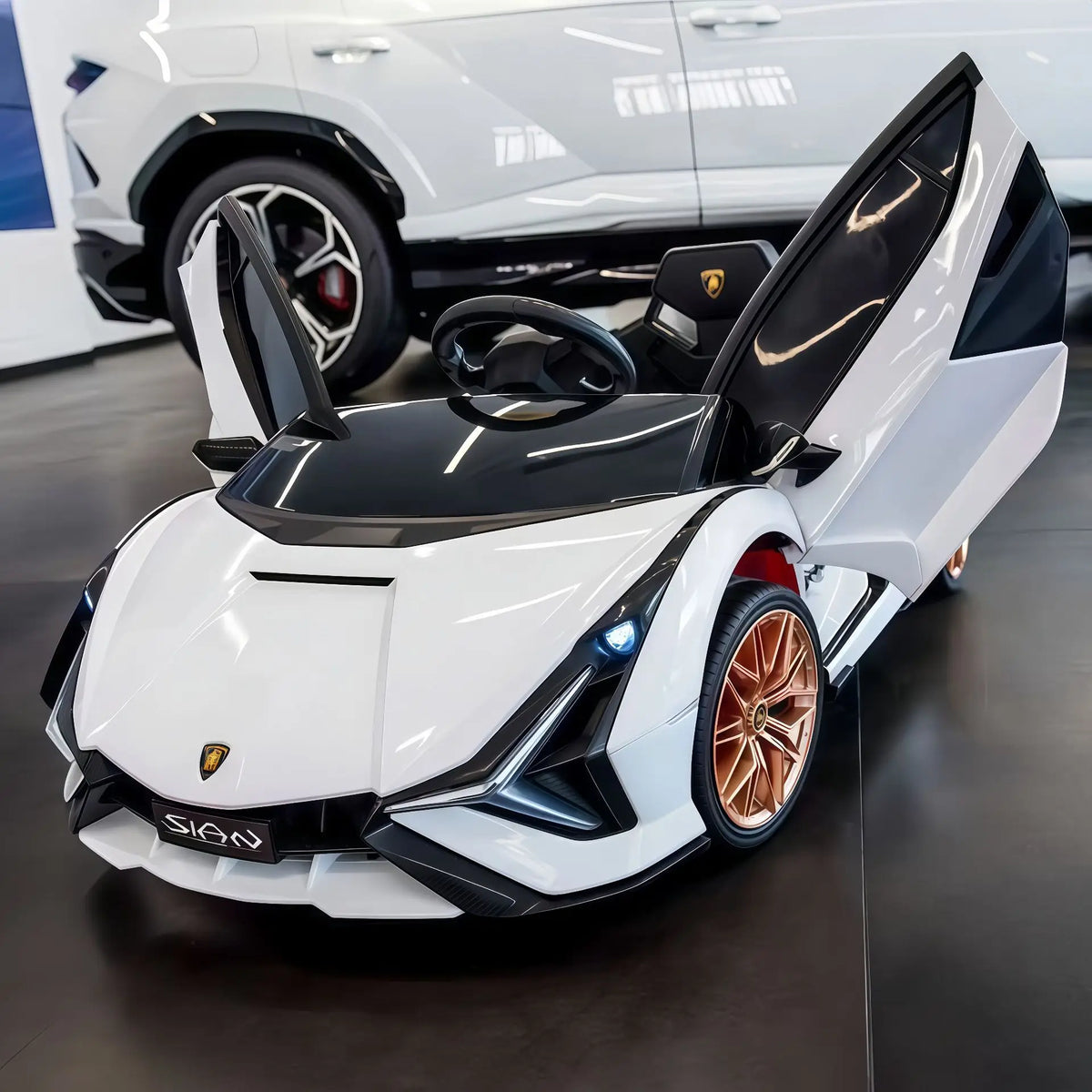 Voiture électrique enfant double moteur – CLEVI Paris