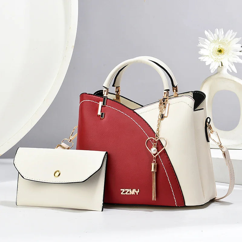 Sac à Bandoulière Femme Carré Zippé PU – CLEVI Paris