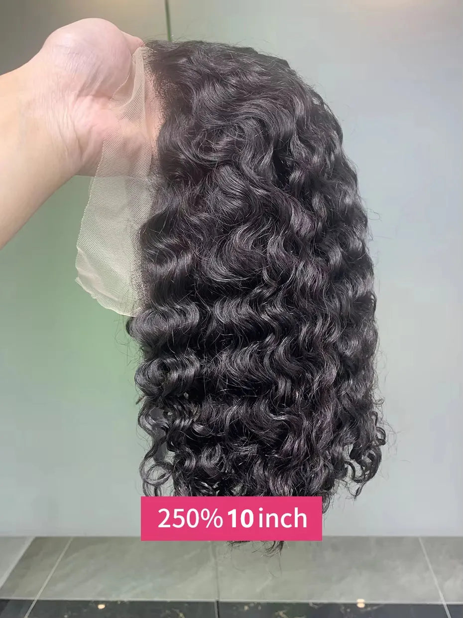 Perruque Lace Frontal Water Wave Cheveux Vietnamiens Remy Hair | 13x4, 13x6, 5x5, 2x6 | Densité 250-300% | 10-22 Pouces – CLEVI Paris